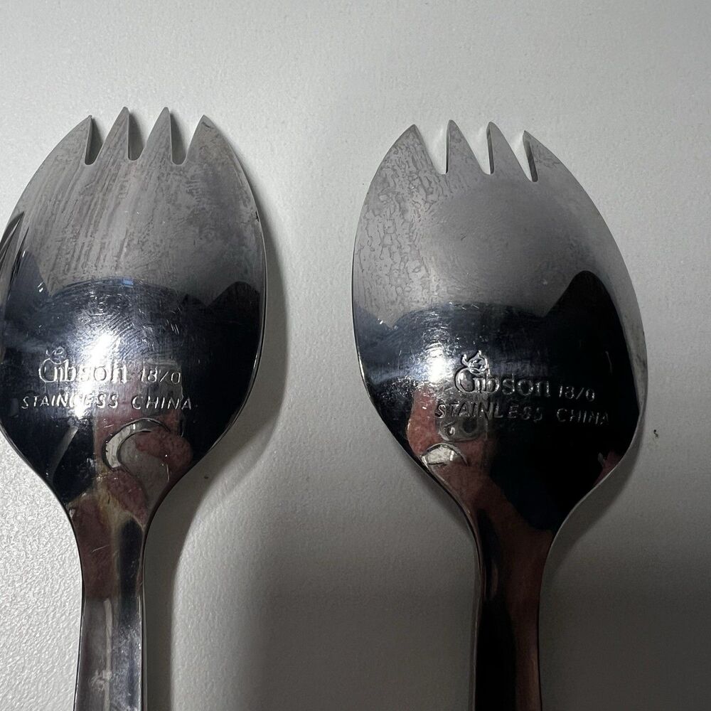 Lot of 3 Vtg Gibson Coca Cola Stainless Steel Spork Bottle Opener Spoonik 7" - Picture 5 of 7